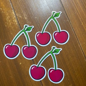 cherry stickers