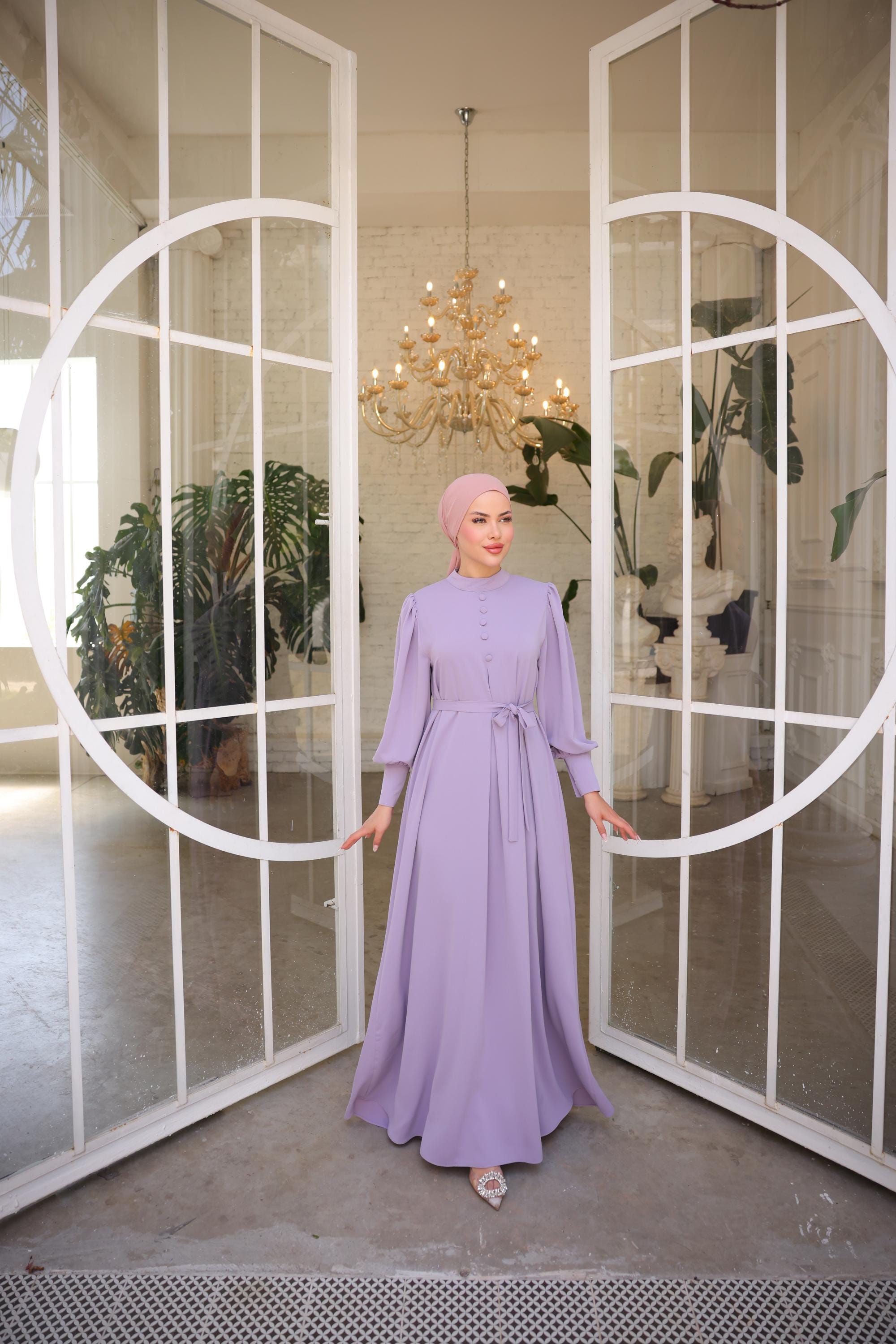 Islamic Maxi Dress Long Sleeves - Etsy Islamic Maxi Dress Long Sleeves - Etsy