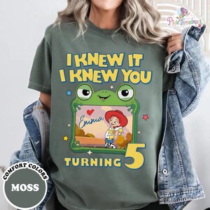 Personalized Toy Story 5 Movie Shirt, Lilypad Jessie Toy Story Land You've Got a Friend In Me Adult & Kids shirt, DisneyPixar Birthday Shirt image 3