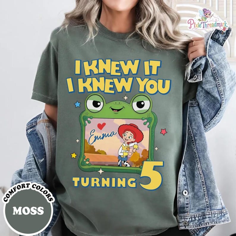 Personalized Toy Story 5 Movie Shirt, Lilypad Jessie Toy Story Land You've Got a Friend In Me Adult & Kids shirt, DisneyPixar Birthday Shirt image 3