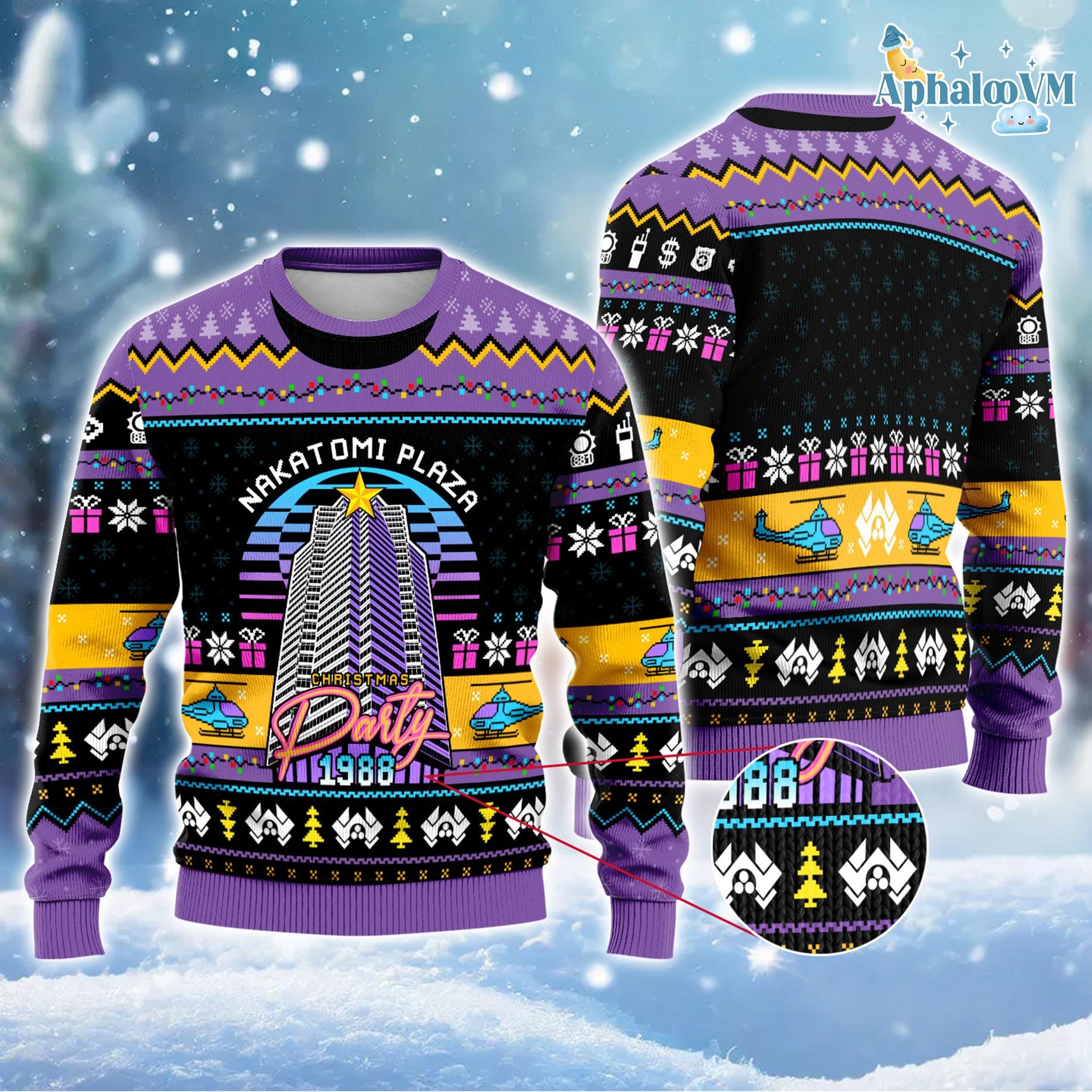 Die Hard Ugly Christmas Sweater, Christmas Movie Sweater