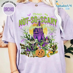 Mickey&#39;s Not So Scary Shirt, Mickey and Friends Halloween Party 2025 Shirt, Spooky Disneyland Shirt, Family Halloween Shirts