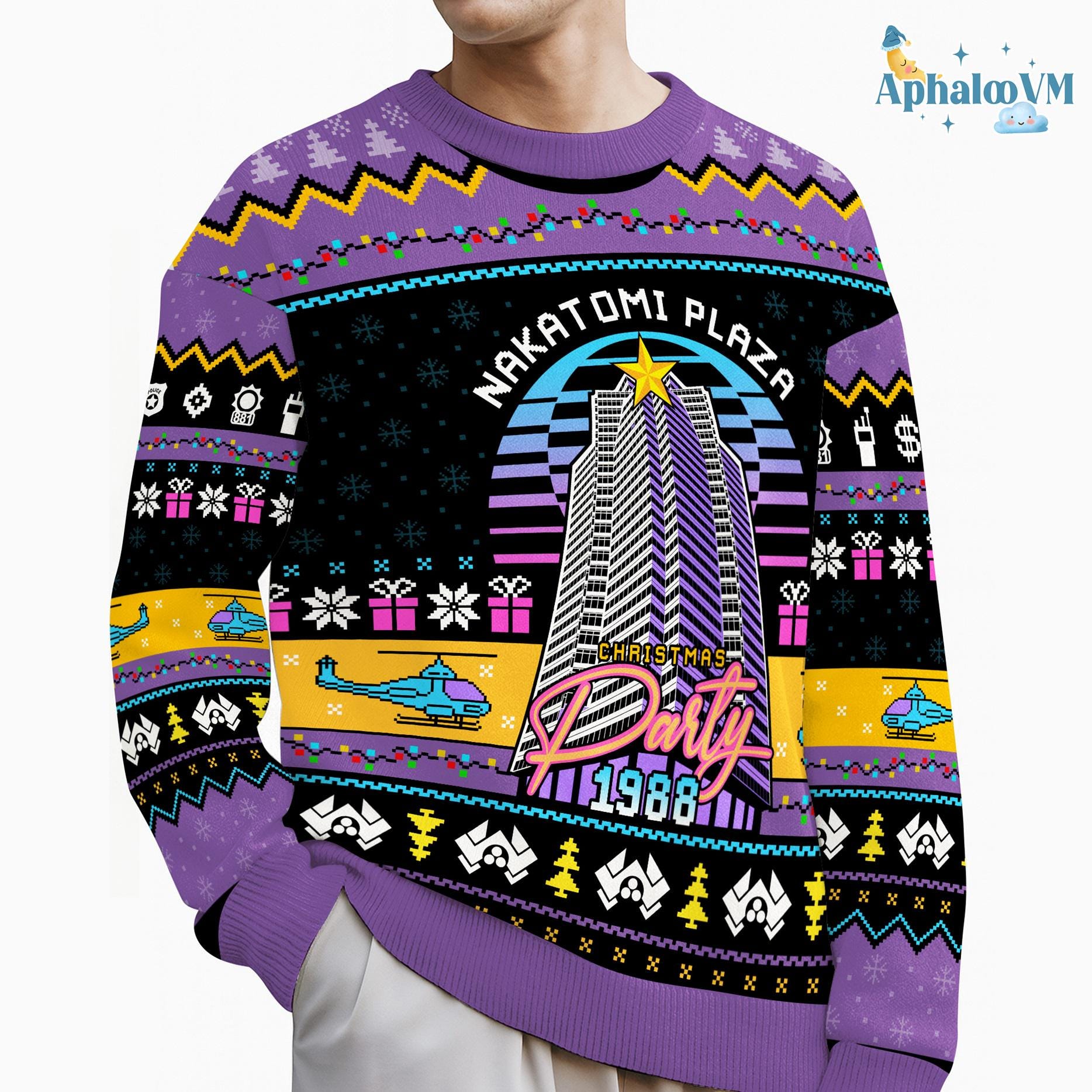 Die Hard Ugly Christmas Sweater, Christmas Movie Sweater