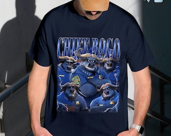 Chief Bogo Zootopia Character Shirt, Comfort Colors, Nick Wilde Judy Hopps Shirt, Disneyland Family Trip Shirt