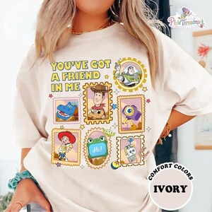 Toy Story 5 Comfort Colors Shirt, Gift For Music Fan, Retro Toy Friends Shirt, Nostalgic Toy Story 5 Inspired, You've Got a friend in me image 2