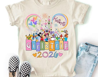 Custom 2026 Mickey and Friends Girls Trip Shirt, Mickey Squad Sweatshirt, Family Trip 2026 Shirt, Mickey and Friends Girl's Trip