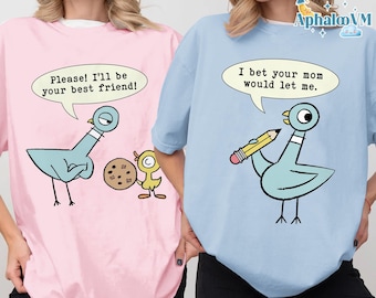 Funny The Pigeons Costume Shirt, Pigeon Teachers Group Costume Shirt, Halloween Teacher Costume Tees, Funny Children Book Characters Costume