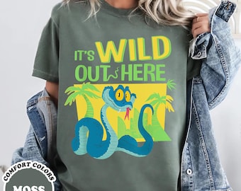 Disney Zootopia 2 Gary De'Snake It's Wild Out Here Funny T-Shirt, Gary De’Snake Tee, Nick Wilde Judy Hopps Fan Tee, Cartoon Animal T-Shirt
