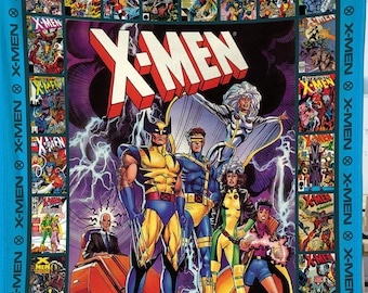 X Men Characters Fleece Blanket X Men Blanket X Men Wolverine Cyclops Professor X Storm Blanket Xmen Birthday Gift For Kids
