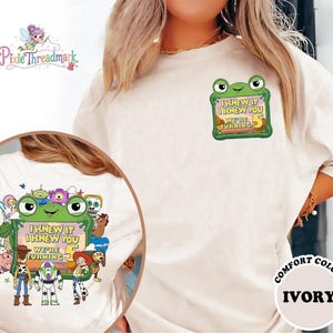 Personalized Toy Story Birthday Shirt, Retro Toy Story 5 Comfort Colors Shirt, Woody Buzz Jessie Tee, Toy Story DisneyFamily Trip Gift image 1