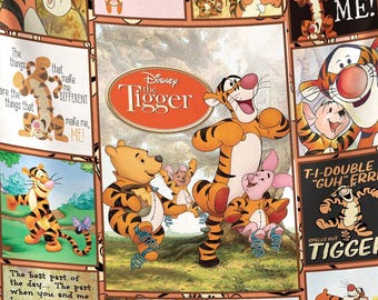 Tigger Blanket | Winnie The Pooh Tigger Fleece Blanket | Winnie The Pooh Birthday Gifts | Tigger Christmas Gifts | Pooh Bear Blanket