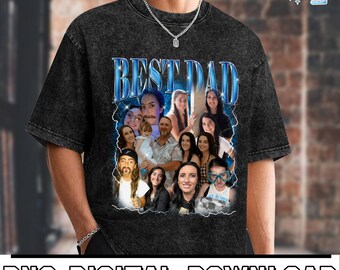 Mejor papá personalizado (PNG), camiseta personalizada con foto de la cara del marido (vintage) (PNG), camiseta de rap pirata personalizada, camiseta gráfica para esposa y marido.