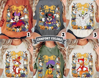 Mickey and Friends Halloween Png Bundle Download, Halloween Sublimation Download, Mickey's Not So Scary, Halloween Coquette Png Bundle