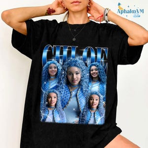Descendants Chloe Homage Shirt, Chloe The Rise Of Red 90s Bootleg Tee, Chloe Descendants Shirt, Descendants Merch Shirt