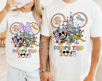 Disneyland 2026 Family Vacation Shirt, Personalized Disneyland 2026 Vacation Shirt, Disneyland Matching Shirt, Family Vacation Outfit