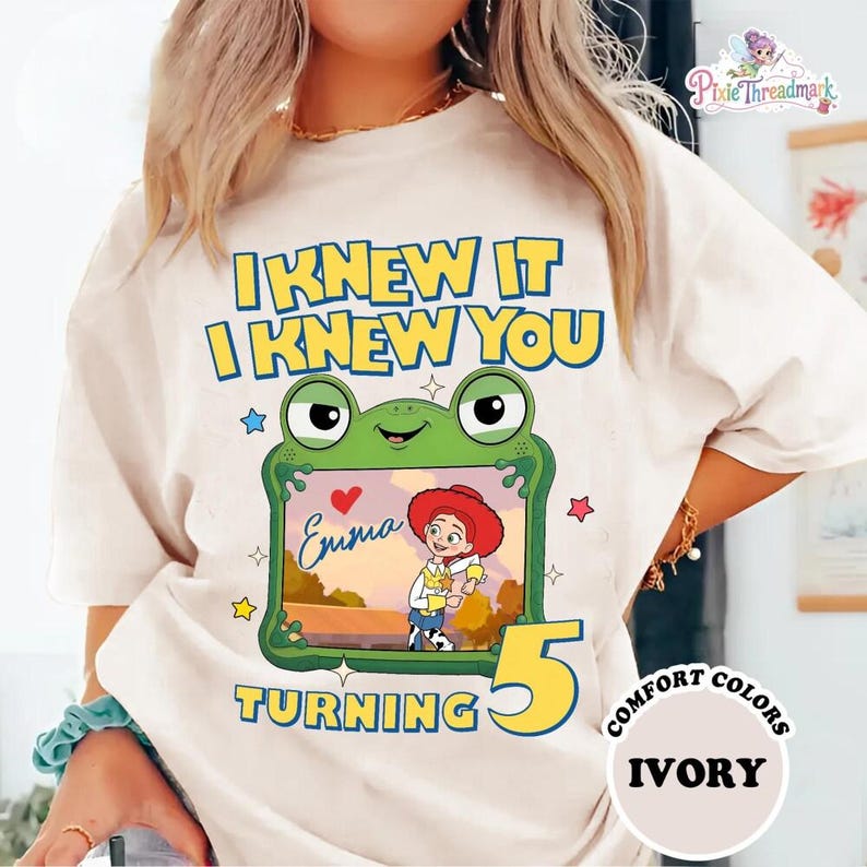 Personalized Toy Story 5 Movie Shirt, Lilypad Jessie Toy Story Land You've Got a Friend In Me Adult & Kids shirt, DisneyPixar Birthday Shirt image 1
