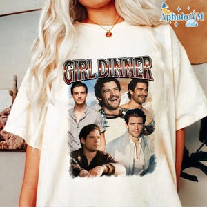 David Corenswet Bootleg 90s Retro T-shirt, David Corenswet Girl Dinner T-shirt, Gift for Fans, Gift for Men and Women Unisex T-shirt