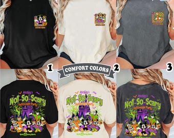 Custom Name Mickey's Not So Scary Halloween Party Png Download, Disneyland Halloween Png, Not So Scary, Happy Halloween 2025, Spooky Vibes
