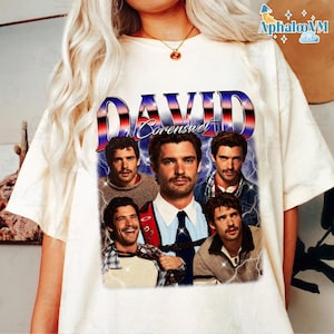 David Corenswet Bootleg 90s Retro T-shirt, David Corenswet Homage T-shirt, Gift for Fans, Gift for Men and Women Unisex T-shirt