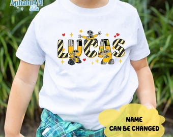 Wall-E Custom Name Shirt, Custom Name Wall-E T-Shirt, Pixar Wall E Shirt, WDW Family Matching Shirts, Custom Kid Name Tees