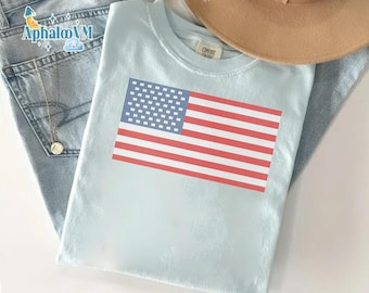 Subtle FDT American Flag Shirt, Comfort Colors FDT Shirt, Hidden Message Fuck Donald Trump Shirt, Anti Trump Protest Tee, USA Flag Shirt