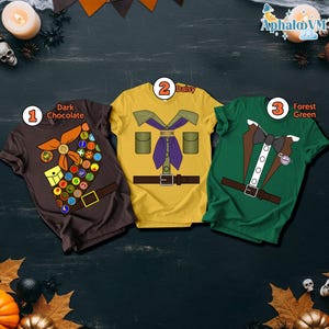 Carl And Ellie Up Costume Shirt | Pixar Up Movie | Halloween Costume Matching Shirt | His Carl Her Ellie Shirt | Halloween Couple Shirt