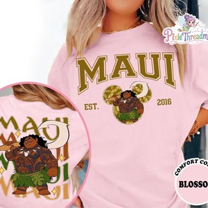 Maui Character Moana Movie Shirt, Maui Shirt, Maui Moana T-Shirt, Maui Demi-God Shirt, Disneyland Birthday Shirt, Father's Day Gift image 2