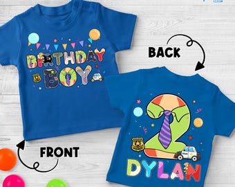 Personalized Zootopia Birthday Boy Shirt, Disneyland Family Birthday Shirt, Zootopia Nick Judy Birthday Shirt, Kid Birthday Gifts