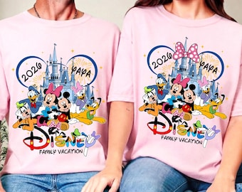 Disneyland Family Vacation 2026 Shirt, Mickey And Friends Matching Shirt, Disneyland Trip, Disneyland Magical Castles Shirt