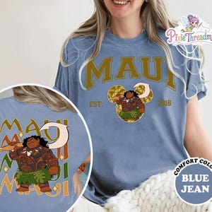 Maui Character Moana Movie Shirt, Maui Shirt, Maui Moana T-Shirt, Maui Demi-God Shirt, Disneyland Birthday Shirt, Father's Day Gift image 3