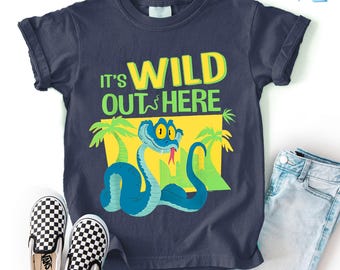 Disney Zootopia 2 Gary De'Snake It's Wild Out Here Funny T-Shirt, Gary De’Snake Tee, Nick Wilde Judy Hopps Fan Tee, Cartoon Animal T-Shirt