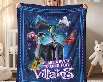 Maleficent Villain Fleece Blanket | Maleficent Sleeping Beauty Blanket Maleficent Magic Kingdom Throw Blanket for Couch Sofa Christmas Gift