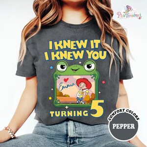 Personalized Toy Story 5 Movie Shirt, Lilypad Jessie Toy Story Land You've Got a Friend In Me Adult & Kids shirt, DisneyPixar Birthday Shirt image 4