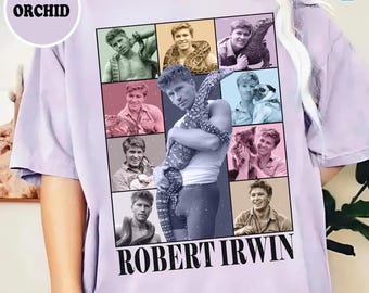 Camiseta gráfica vintage de Robert Irwin de los años 90: camiseta unisex de algodón, ideal para la conservación de la vida silvestre, regalo para los amantes de los zoológicos.