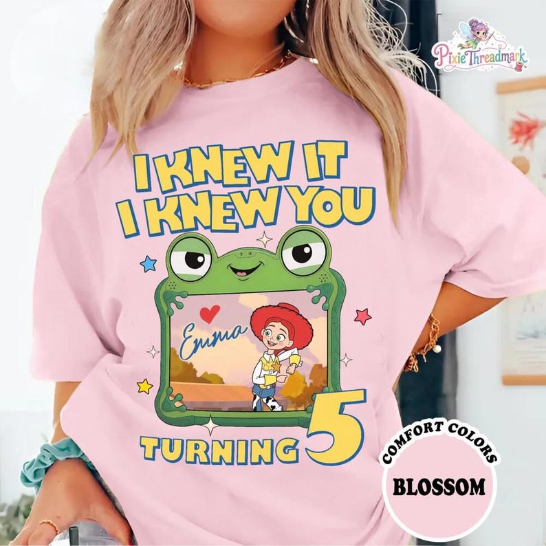 Personalized Toy Story 5 Movie Shirt, Lilypad Jessie Toy Story Land You've Got a Friend In Me Adult & Kids shirt, DisneyPixar Birthday Shirt image 2