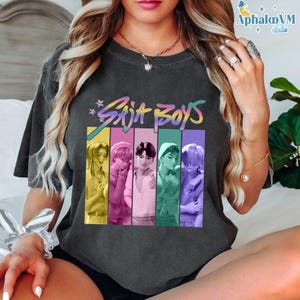 Saja Boys Boy Band Shirt, Kpop Demon Hunters Shirt, Kpop Merch Shirt, Demon Hunters Merch Shirt, Saja Boys Fan Gifts