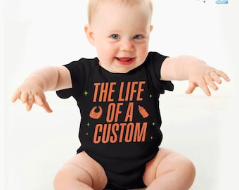The Life Of A Custom Text Baby Bodysuit, Life of a Baby, Life of a Toddler Shirt, Music Inspired Baby Bodysuit, Trendy Baby Outfits