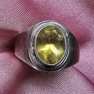 Citrine Sterling Silver Ring