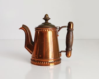 Rochester Stamping Small Copper Teapot Kettle, coffee pot