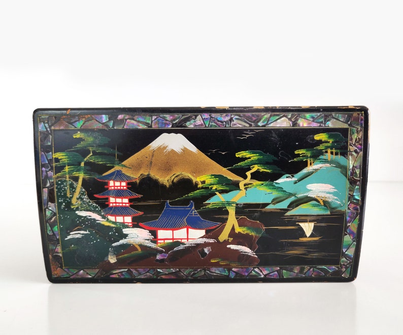 Vintage Japanese Jewelry Box for repair upcycle