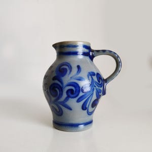 German Salt Glaze Pitcher with engraving