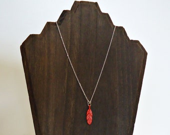 Wooden Easel Necklace Display for 3 Necklaces, Dark Brown Wood, Pegs on Back, Multi-Necklace, Layered Wood