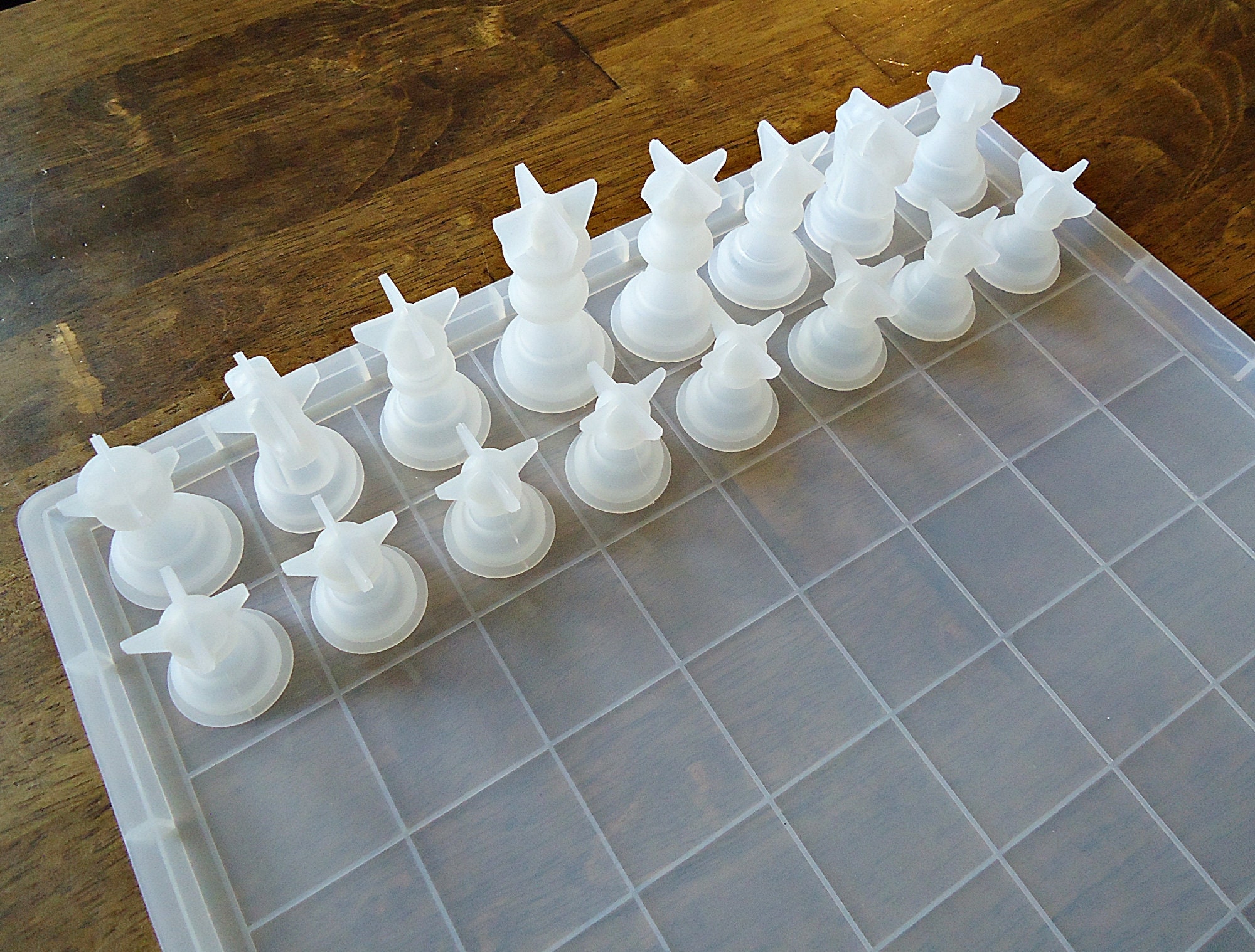 Full Sized 3D Chess Silicone Mold 