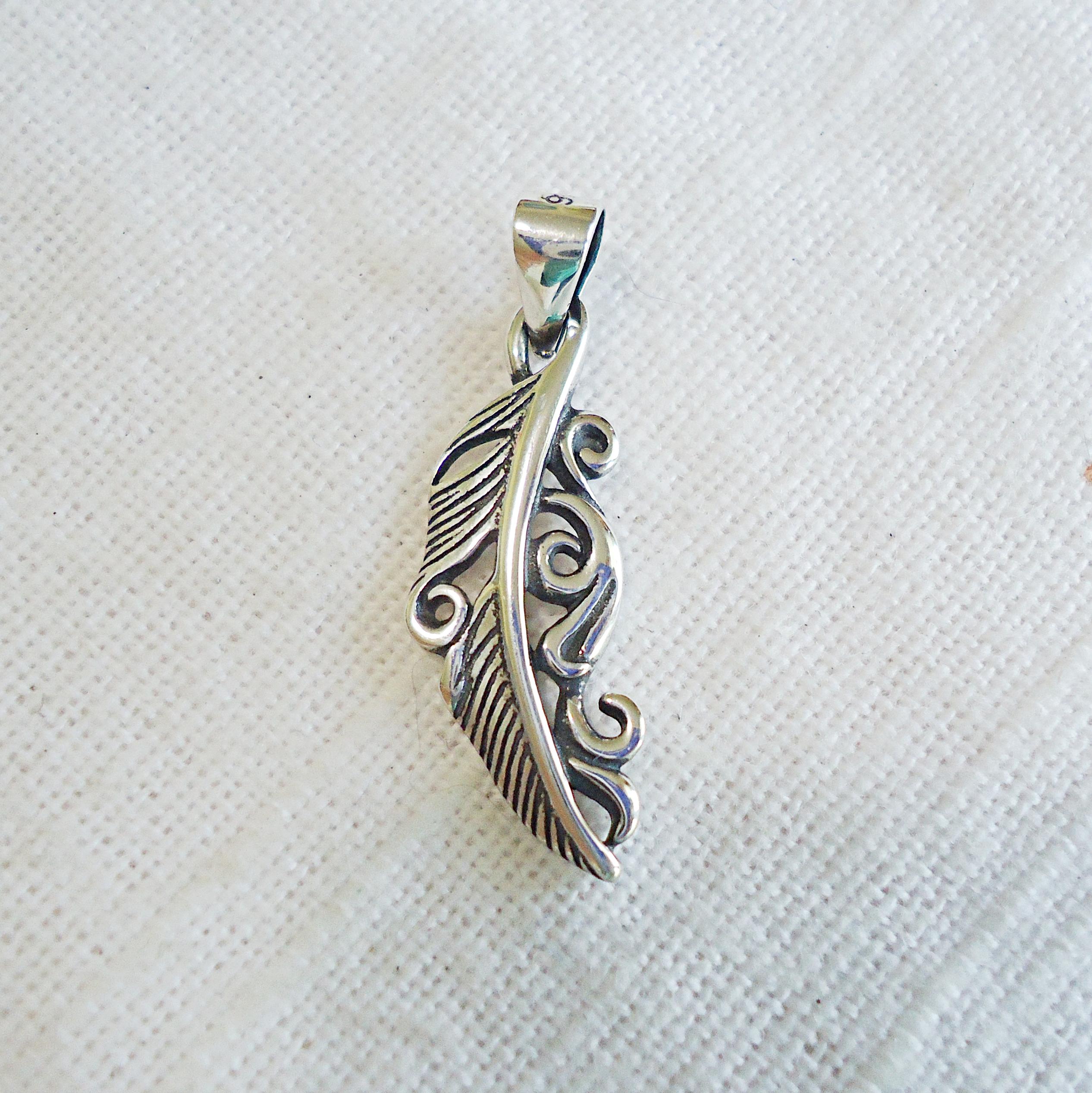 Solid Beat FEATHER PENDANT silver925 【公式通販】