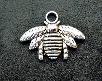 Silver Bee Charms / Pendants - Bulk Quantities