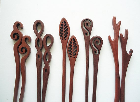 Custom Ovals & Swirls Round Wooden Stir Sticks (Personalized)