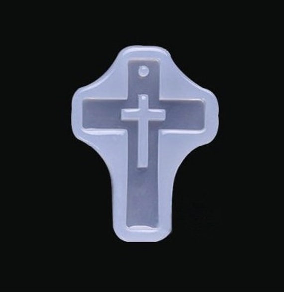 Earring Pendant Silicone Mold UV Transparent Epoxy Resin Mold Heart Cross  Resin Moulds Silicone Crystal Necklace