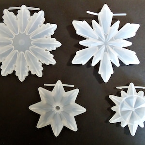 Big Snowflake Silicone Mould | Christmas Ornament Mold | Winter Decoden  Pieces Making | Resin Art Supplies (44mm x 50mm)