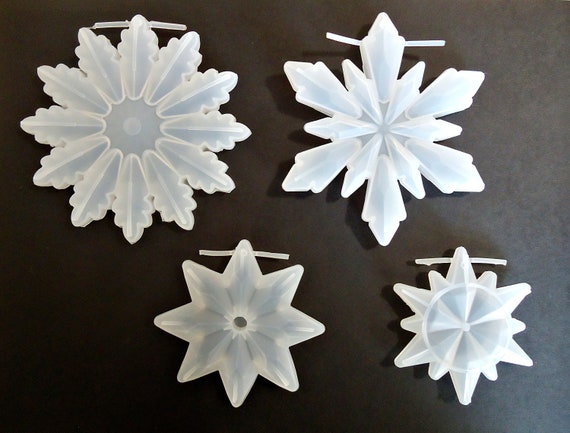 Snowflake Molds, Silicone Molds for Resin Christmas Ornaments 