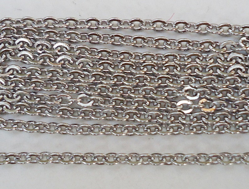 30 Stainless Steel Chains 30 Long X 1.5mm Wide Etsy Ireland